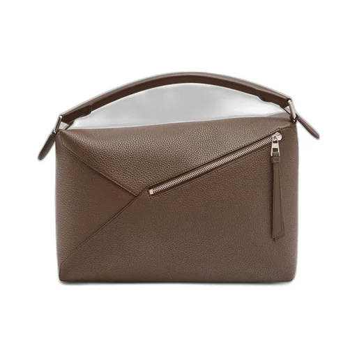 Large Puzzle Bag In Grained Calfskin