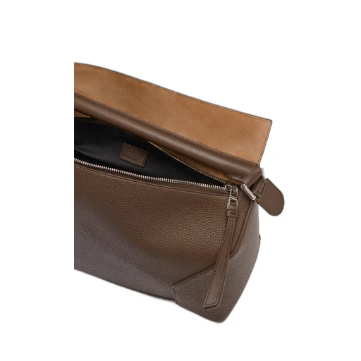 Large Puzzle Bag In Grained Calfskin