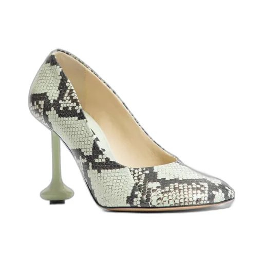 Embossed High Heels