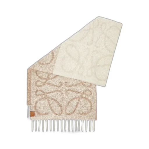 Anagram Fringed Scarf