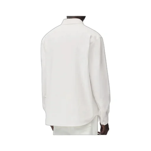 Logo Embroidered Long-Sleeved Shirt