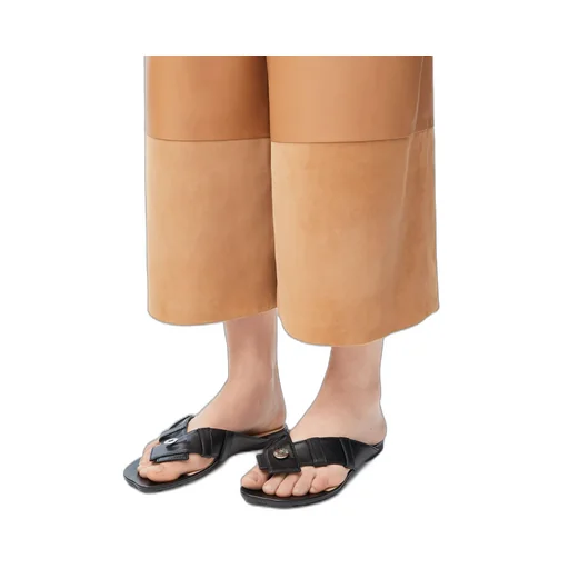 Panta Toe Post Sandal In Lambskin