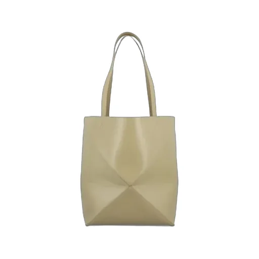 Puzzle Fold Medium Top Handle Bag