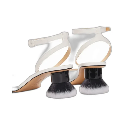 Petal Brush Ankle Strap Sandals