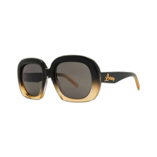 Two-Tone Square-Frame Sunglasses