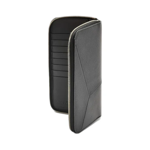 Puzzle Zipped Open Wallet