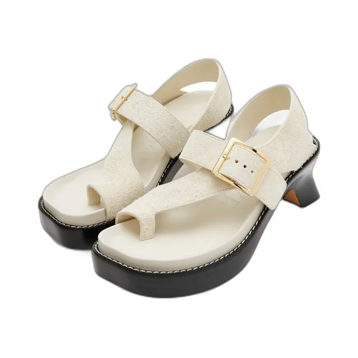 Open-Toed High-Heeled Sandals