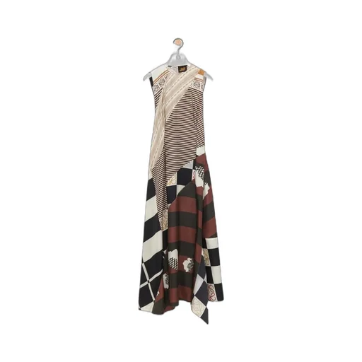Cut-Out Dress In Silk
