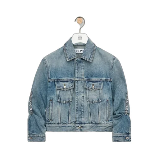 Chain Jacket In Denim