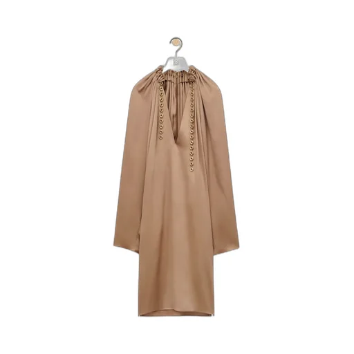 Long-Sleeved Chained Dress