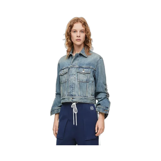 Chain Jacket In Denim