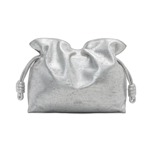 Flamenco Metallic Clutch Bag