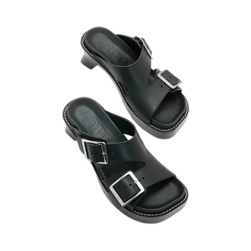 Buckle Detailed Open Toe Sandals