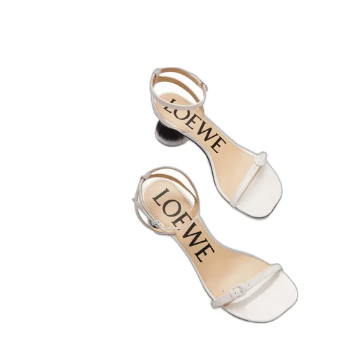 Petal Brush Ankle Strap Sandals