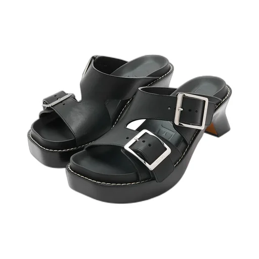 Buckle Detailed Open Toe Sandals