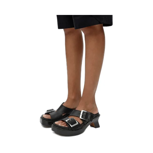 Buckle Detailed Open Toe Sandals