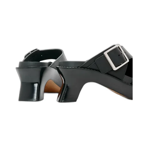 Buckle Detailed Open Toe Sandals