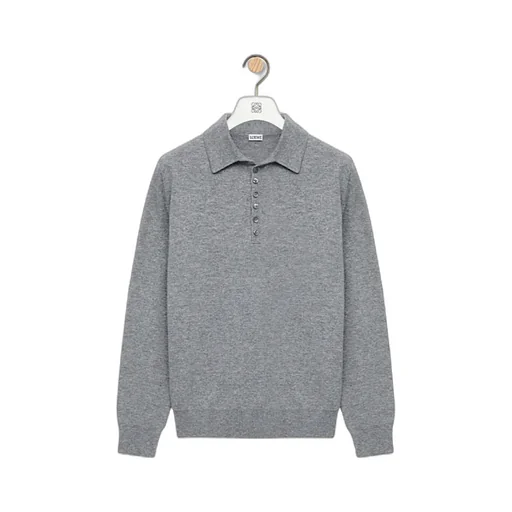 Polo Sweater In Cashmere