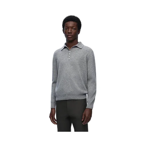 Polo Sweater In Cashmere