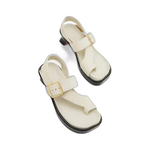 Open-Toed High-Heeled Sandals