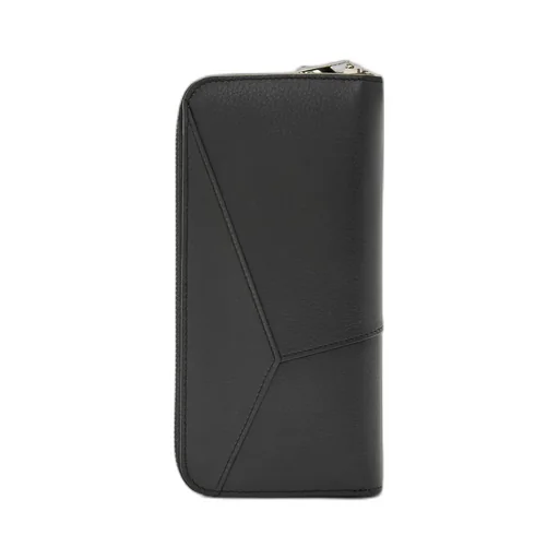 Puzzle Zipped Open Wallet