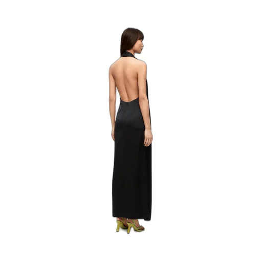 Satin Scarf Dress
