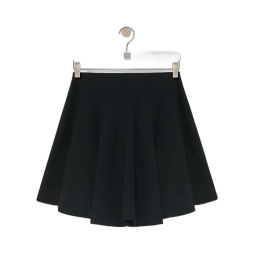 Skirt In Silk And Wool