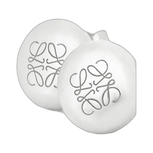 Anagram Engraved Stud Earrings