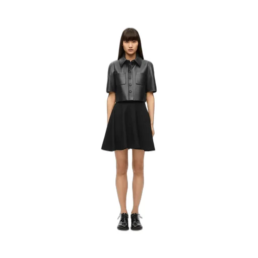 Skirt In Silk And Wool