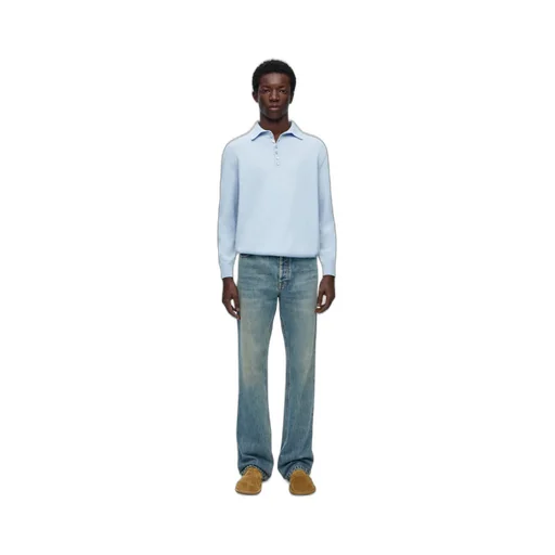 Bootleg Jeans In Denim