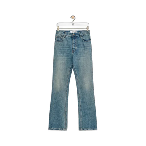 Bootleg Jeans In Denim