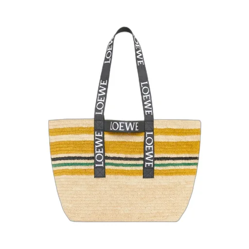 Fold Shopper In Raffia