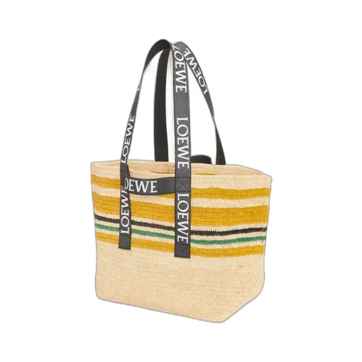 Fold Shopper In Raffia