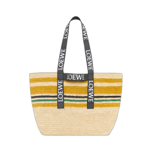 Fold Shopper In Raffia