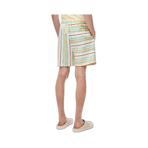 Asymmetric Stripe Shorts
