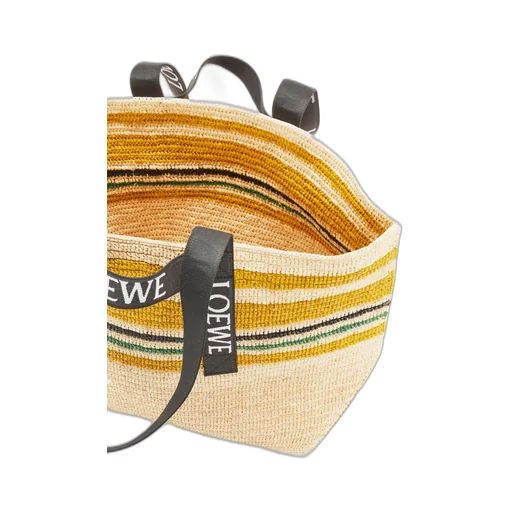 Fold Shopper In Raffia