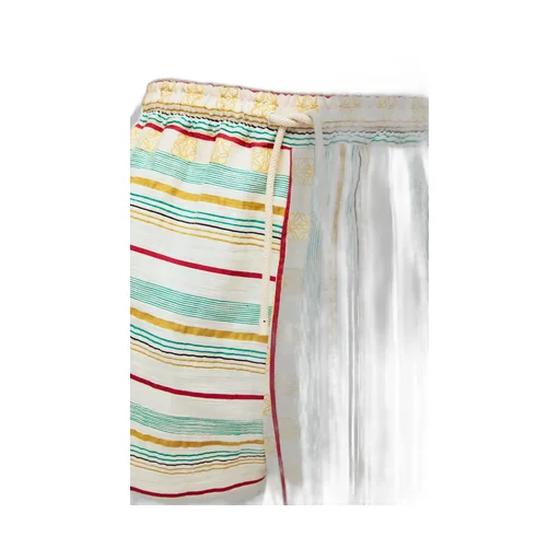 Asymmetric Stripe Shorts