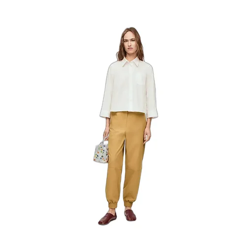 Elasticated-Waist Trousers