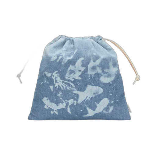 Fish Drawstring Pouch