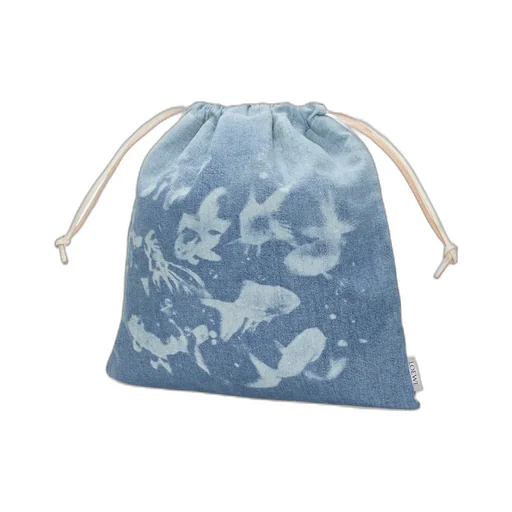 Fish Drawstring Pouch