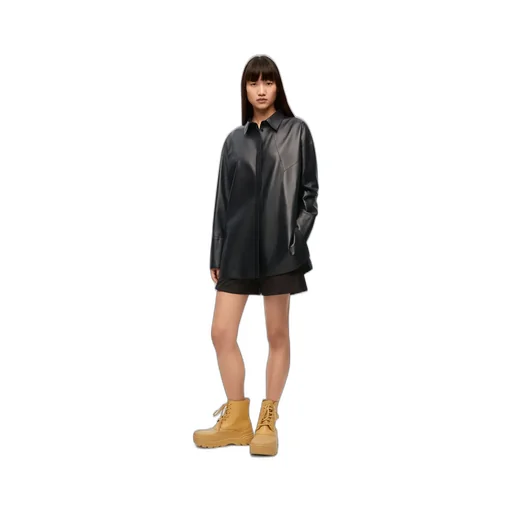 Puzzle Leather Shirt