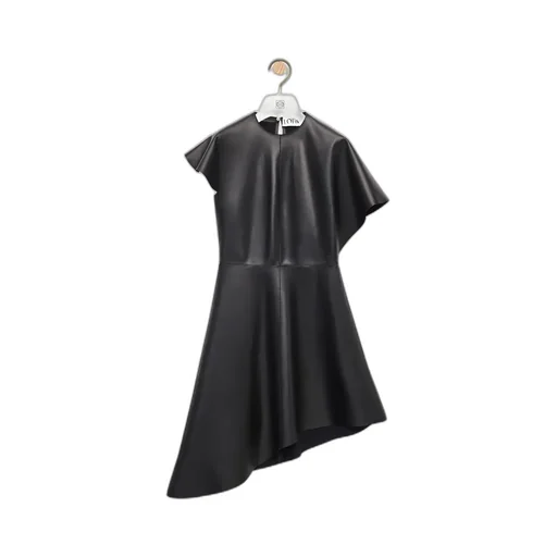 Asymmetric Dress In Nappa