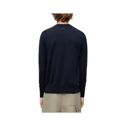 L Intarsia Wool Sweater