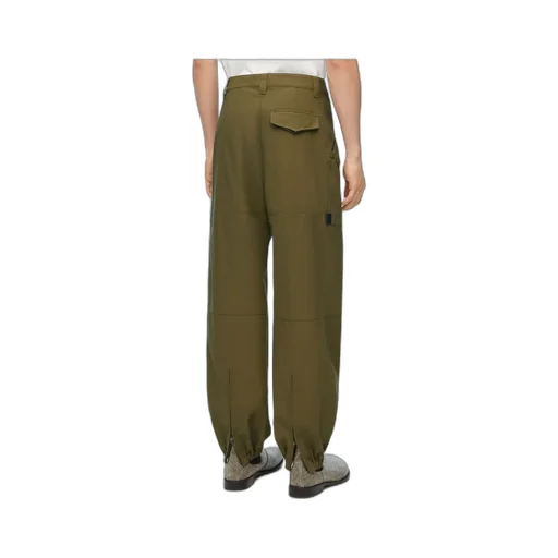 Zip-Detailed Cargo Trousers