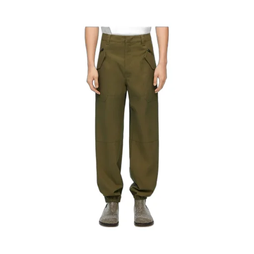 Zip-Detailed Cargo Trousers