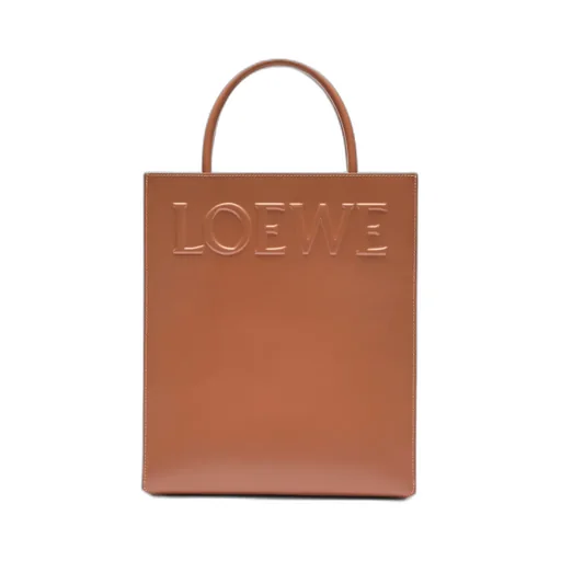 Logo Embossed Tote Bag