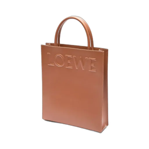 Logo Embossed Tote Bag