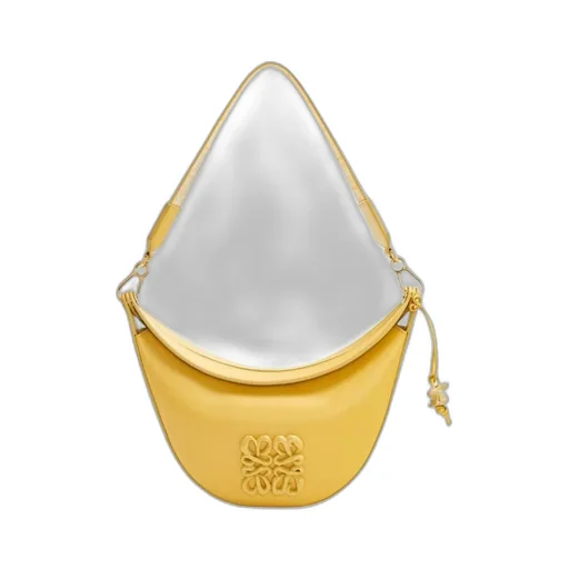 Small Loewe Luna In Satin Calfskin