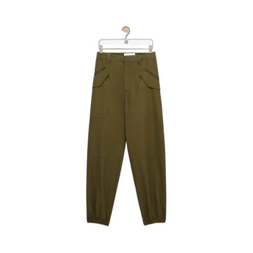 Zip-Detailed Cargo Trousers