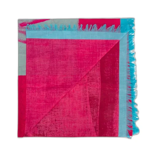 Pattern Tassel Scarf